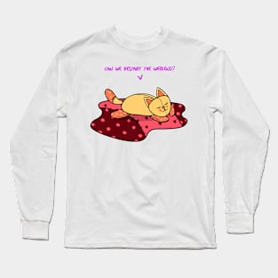 Cute Animal Cartoon Drawing Long Sleeve T-Shirt